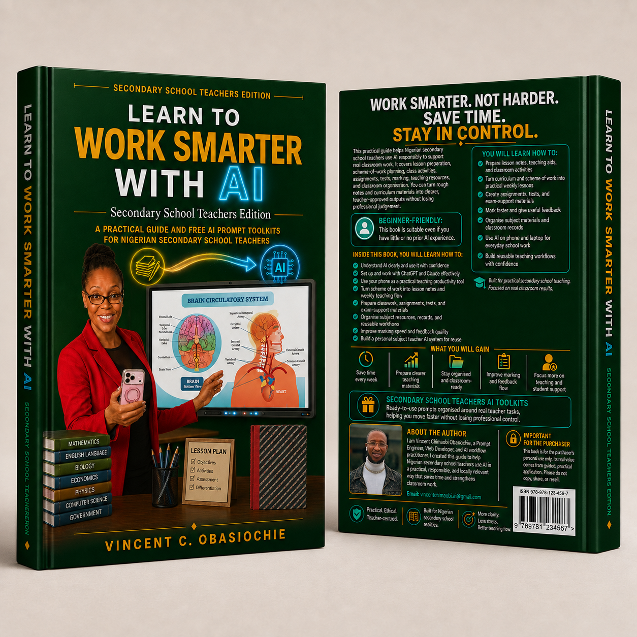 Secondary School Teachers Edition, front and back cover
